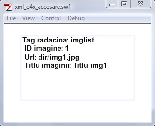 Accesare date XML E4X