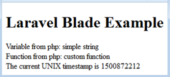 Laravel Test Blade