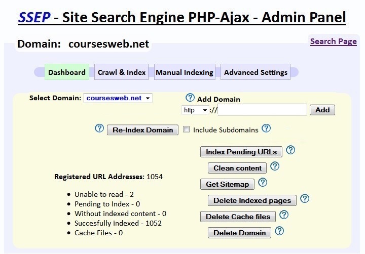 SSEP - Dashboard